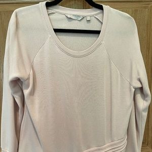 Athleta blush pink Abyss Crisscross Sweatshirt